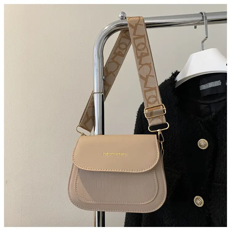 Women's Black Croc Embroidered Crossbody Bag with LV Strap — feature 28