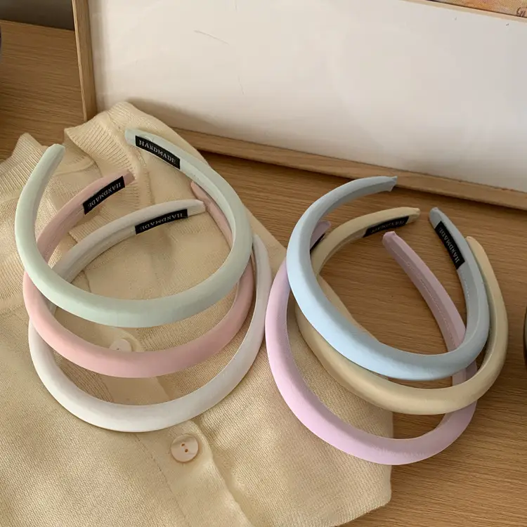 Women's White Macaron Hair Hoop Pressure Stamp 2024 - Image 9