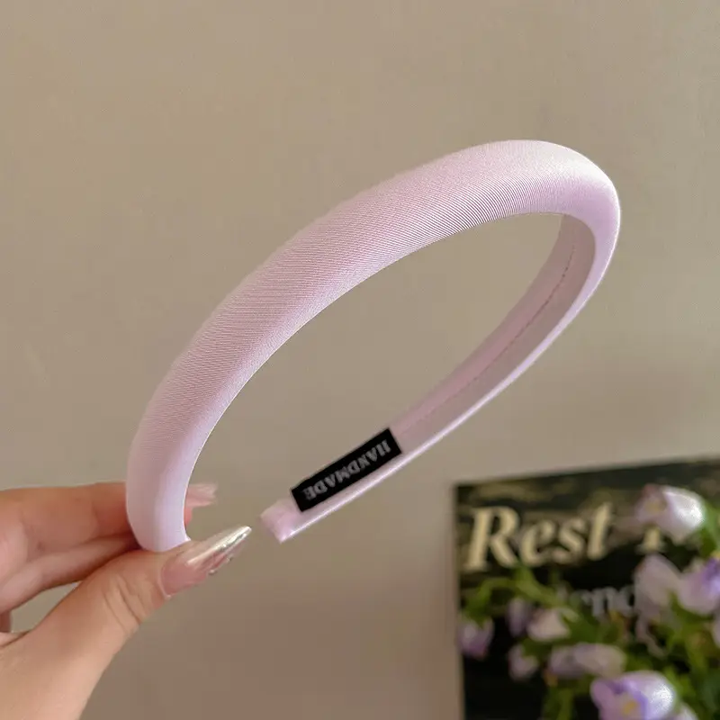 Women's White Macaron Hair Hoop Pressure Stamp 2024 - Image 4