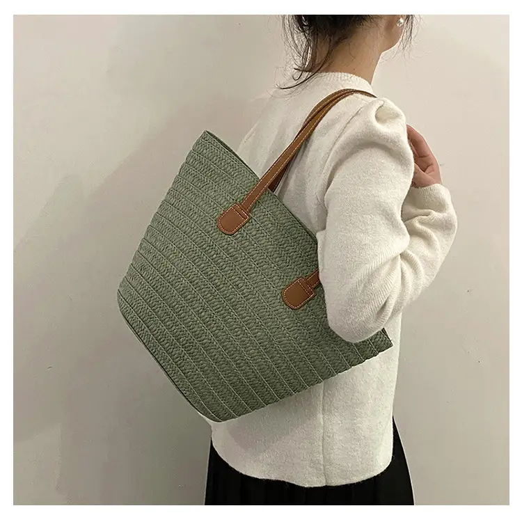 Women Straw Bag Large Capacity Summer 2024 — feature 10