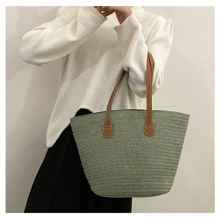 Women Straw Bag Large Capacity Summer 2024 — feature 11