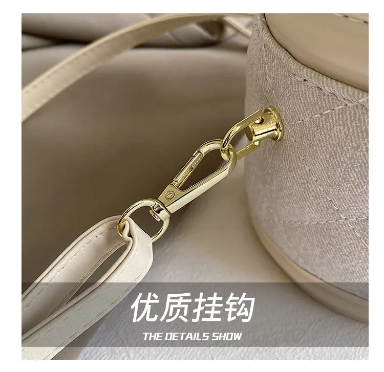 2024 Rhombic Crossbody Bag Women's Rhombic Gold Zip — feature 4