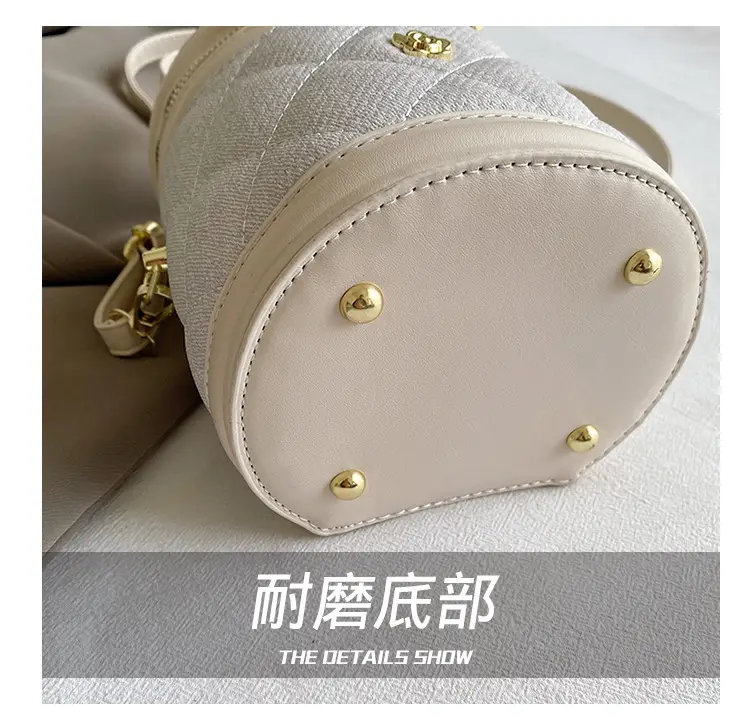 2024 Rhombic Crossbody Bag Women's Rhombic Gold Zip — feature 5