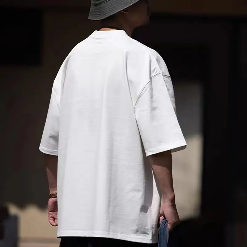 Men's 330g Light Green Short Sleeve T-Shirt - Image 12