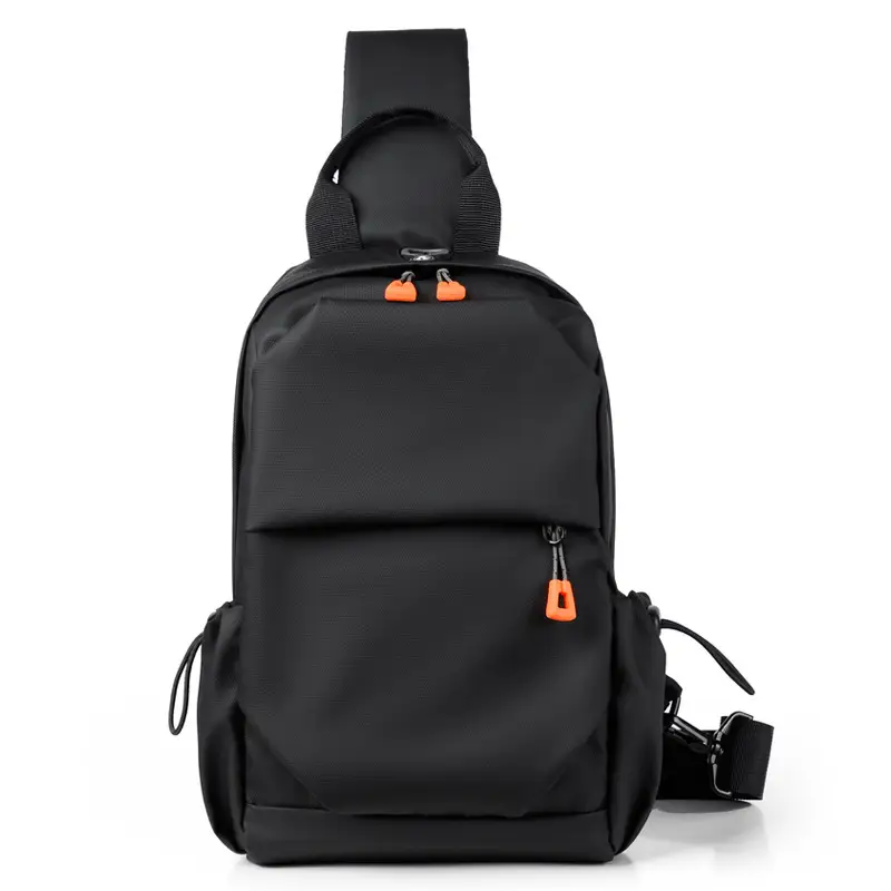 Men's Black Crossbody Shoulder Bag Small Fashion