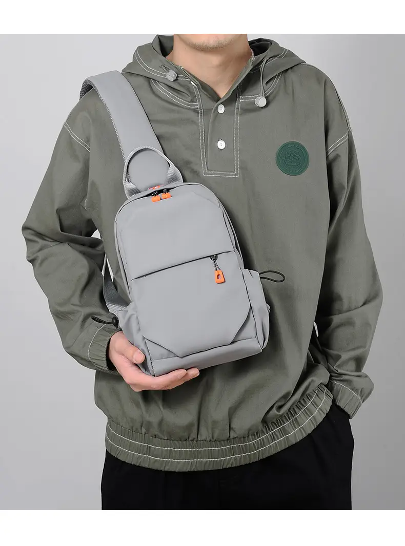 Men's Black Crossbody Shoulder Bag Small Fashion — feature 16