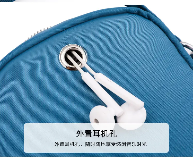 Pink Crossbody Phone Bag Women Waterproof Nylon — feature 28