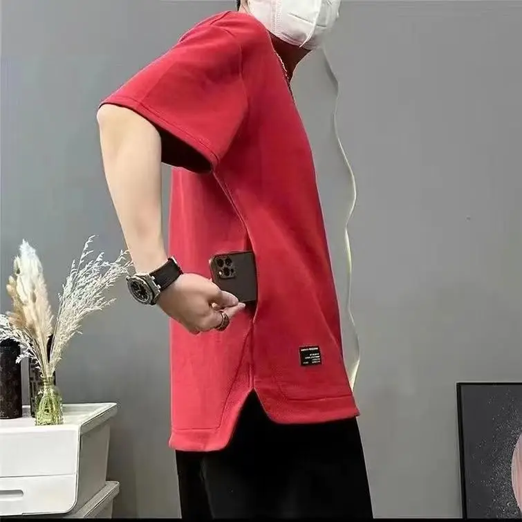 Men's White Half Sleeve T-Shirt Cool Breathable Summer Wear