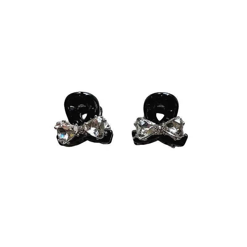 Sweet Rhinestone Princess Clip Bangs for Women