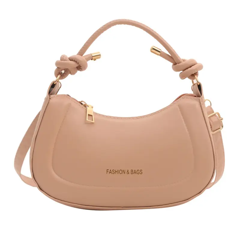 Pink Leather Shoulder Crossbody Bag for Women