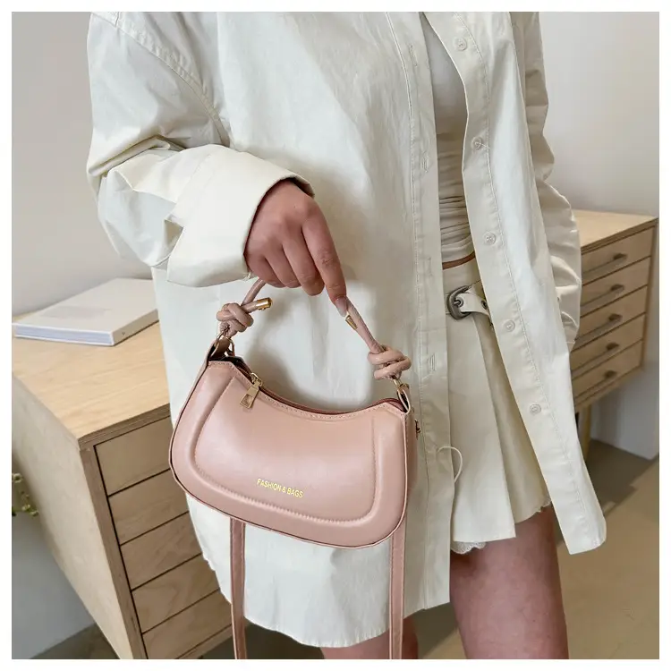 Pink Leather Shoulder Crossbody Bag for Women — feature 18