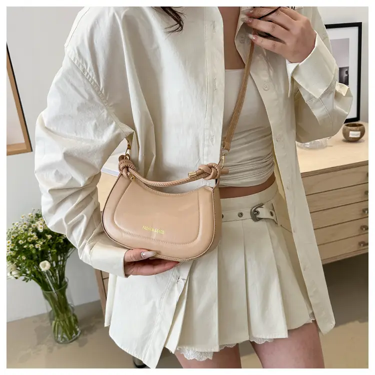 Pink Leather Shoulder Crossbody Bag for Women — feature 24
