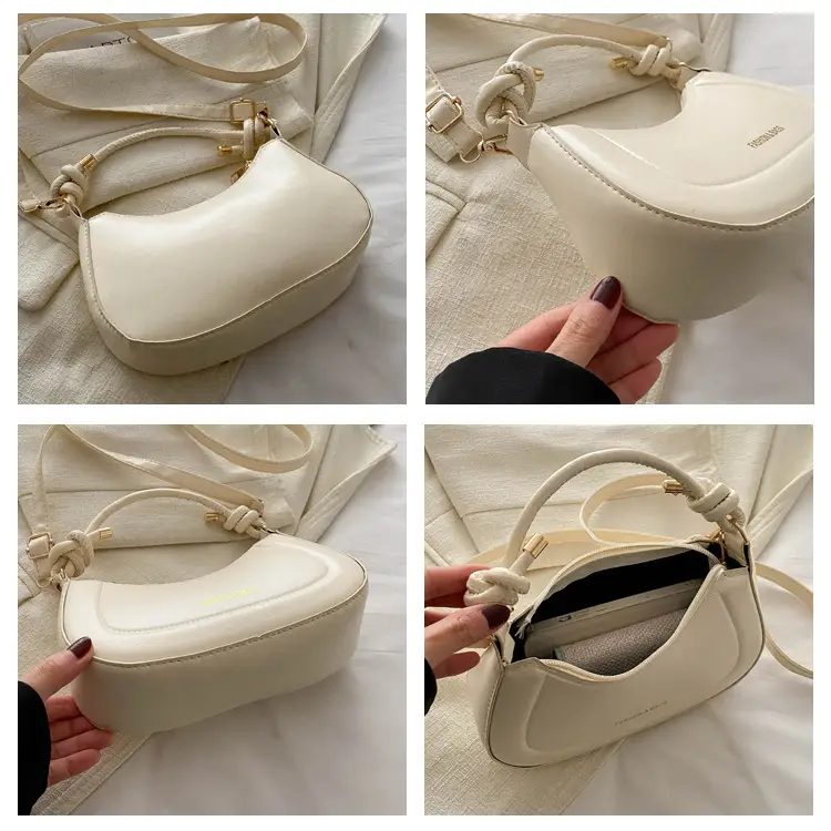 Pink Leather Shoulder Crossbody Bag for Women — feature 9