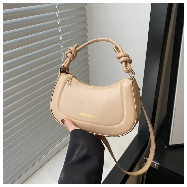 Pink Leather Shoulder Crossbody Bag for Women