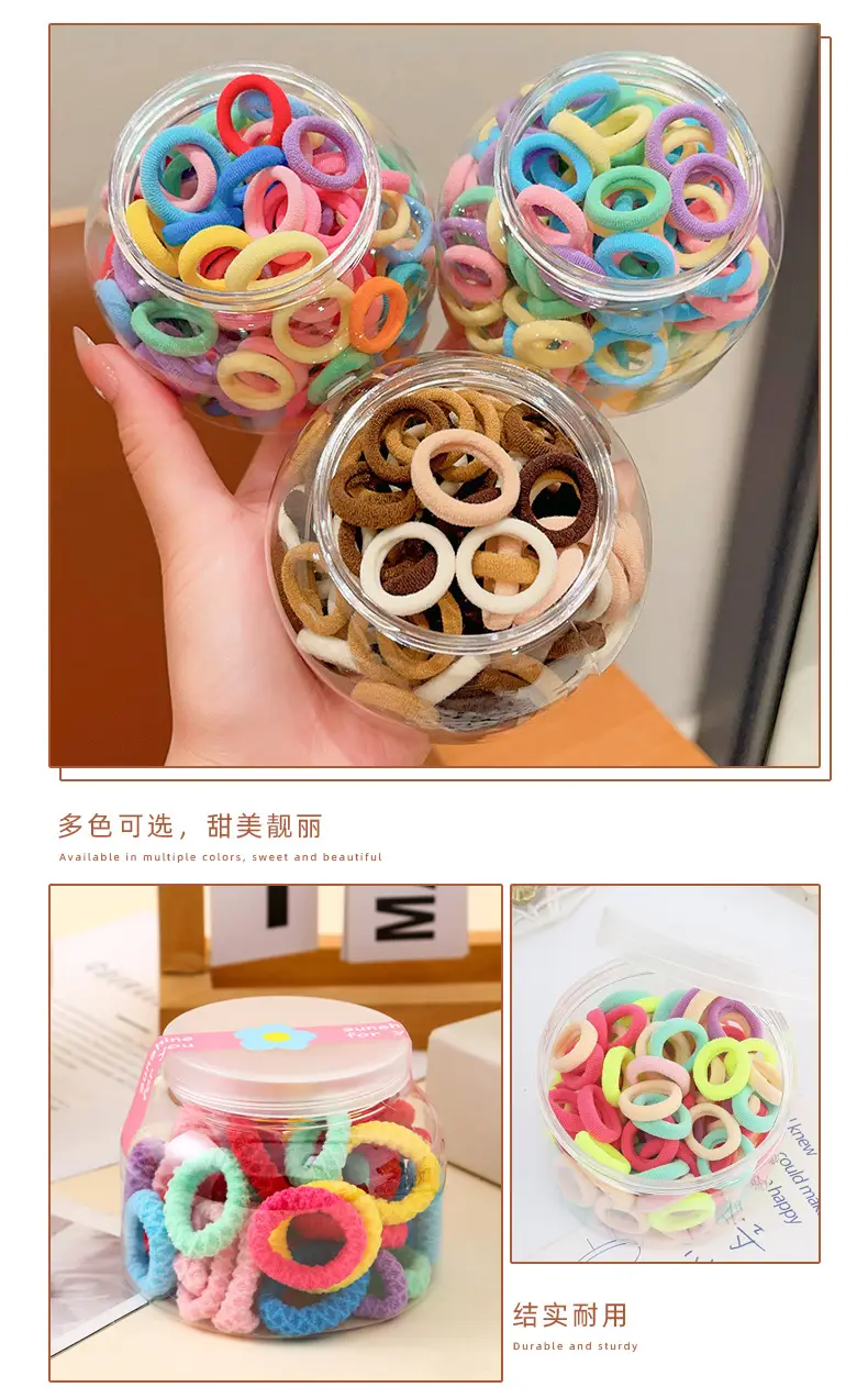 Children's Hair Rings Large Elastic Rubber Tendon — feature 16
