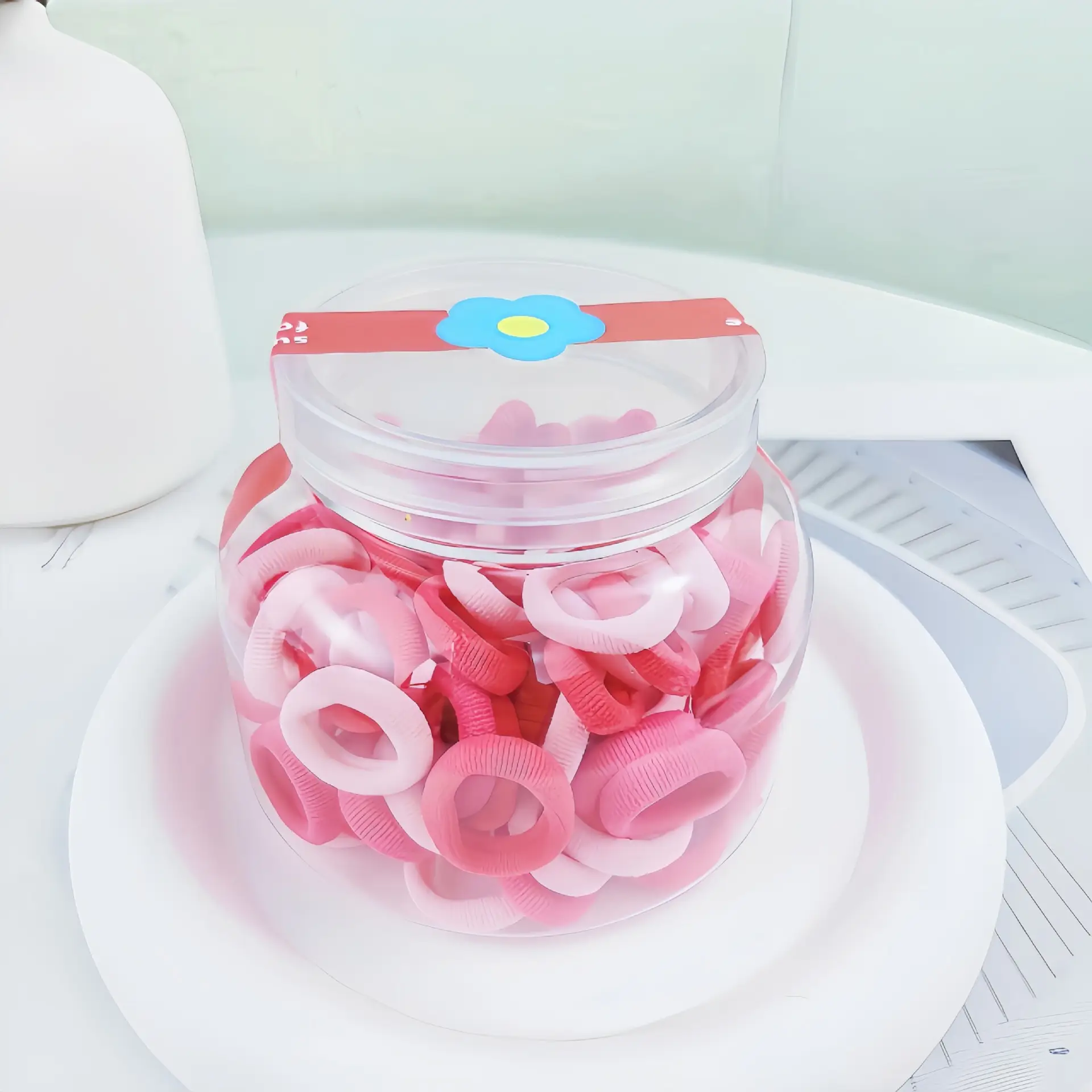 Children's Hair Rings Large Elastic Rubber Tendon - Image 7