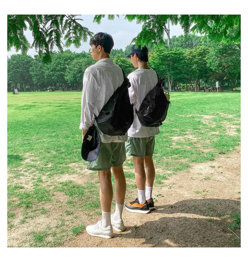 Men Japanese Style Crossbody Bag Nylon Sports Casual — feature 1