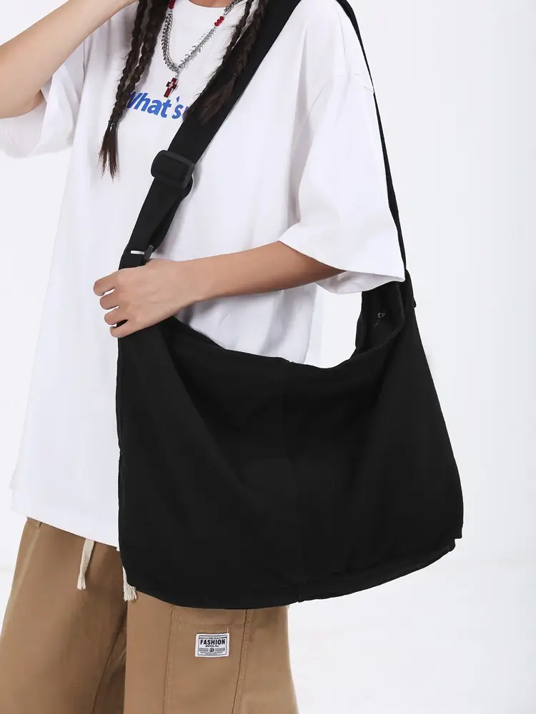 2024 Crossbody Bag for Men Women Ins Harajuku Canvas Shoulder - Image 8