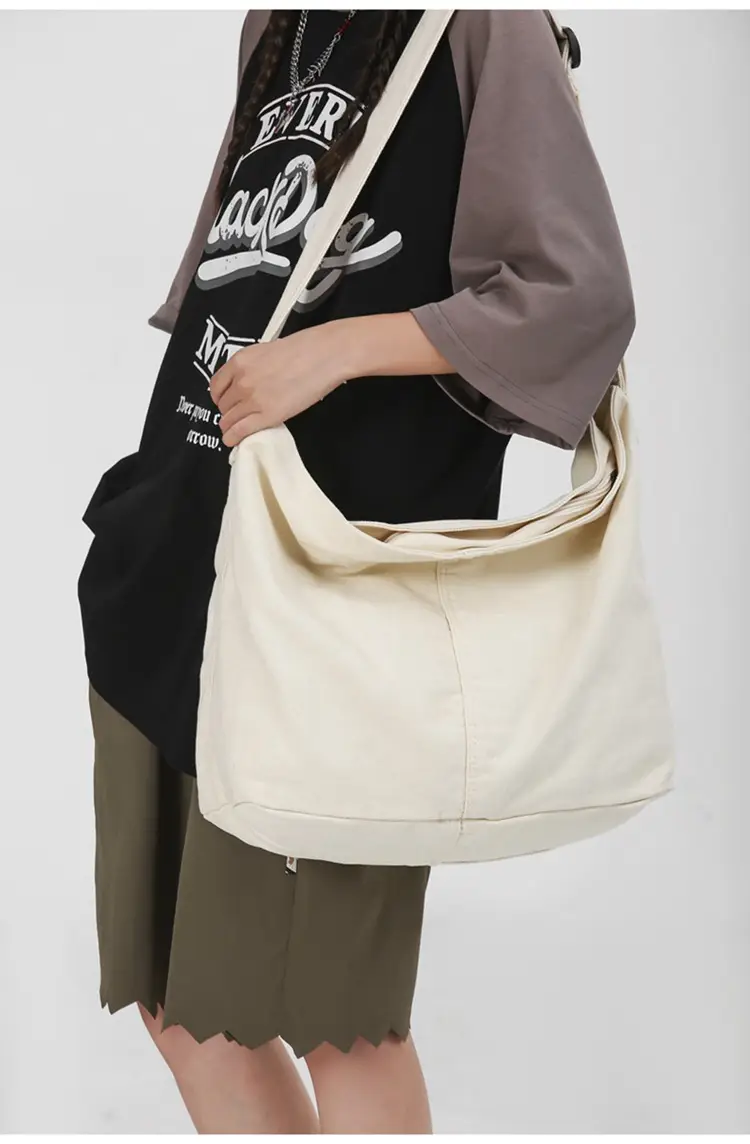 2024 Crossbody Bag for Men Women Ins Harajuku Canvas Shoulder — feature 11