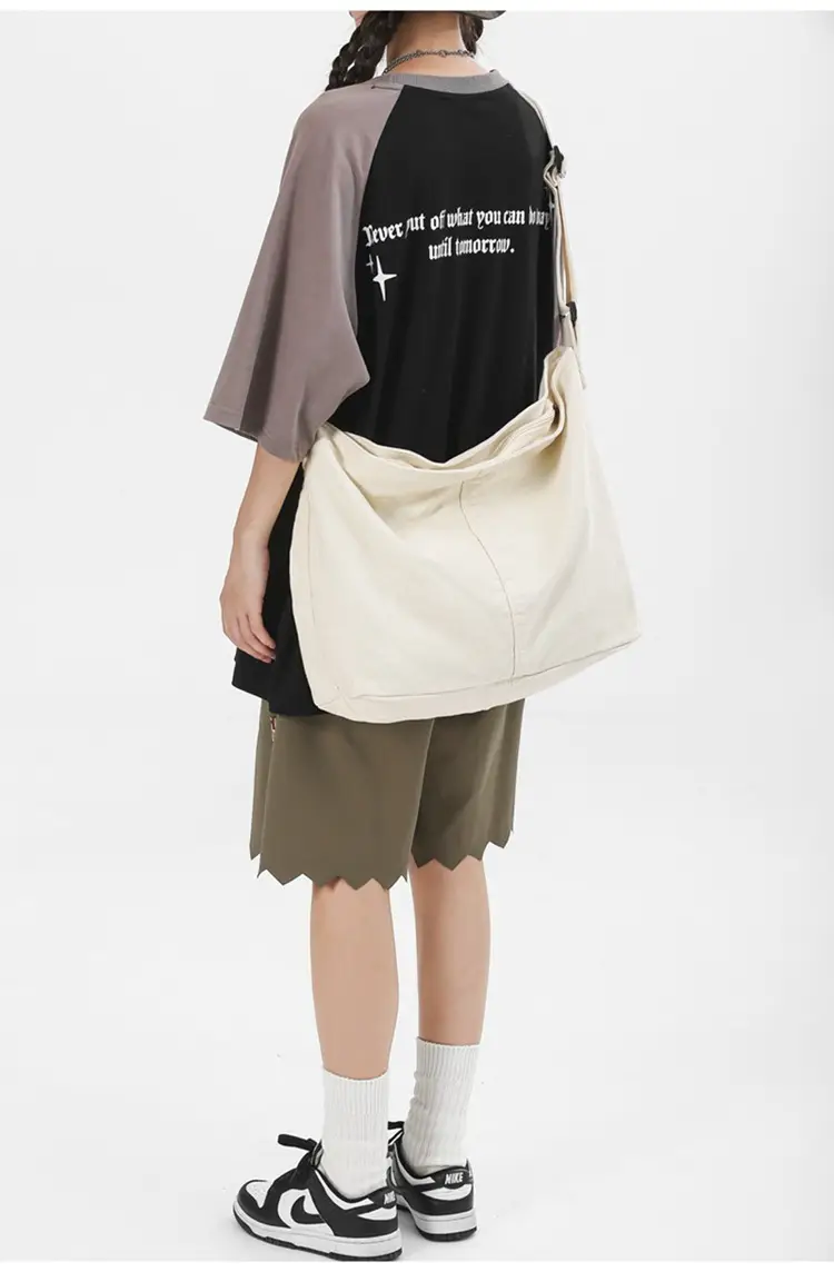 2024 Crossbody Bag for Men Women Ins Harajuku Canvas Shoulder — feature 14