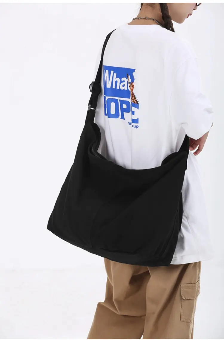 2024 Crossbody Bag for Men Women Ins Harajuku Canvas Shoulder — feature 19