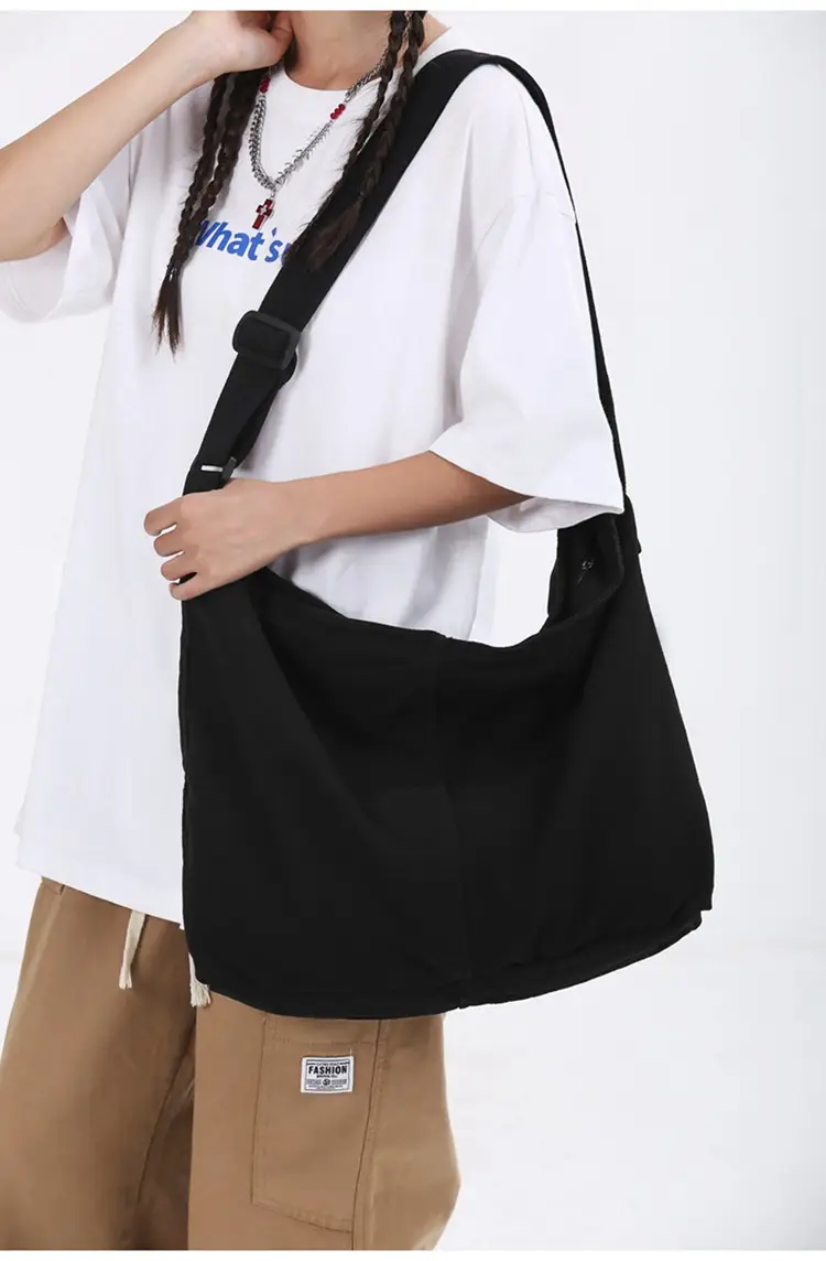2024 Crossbody Bag for Men Women Ins Harajuku Canvas Shoulder — feature 20