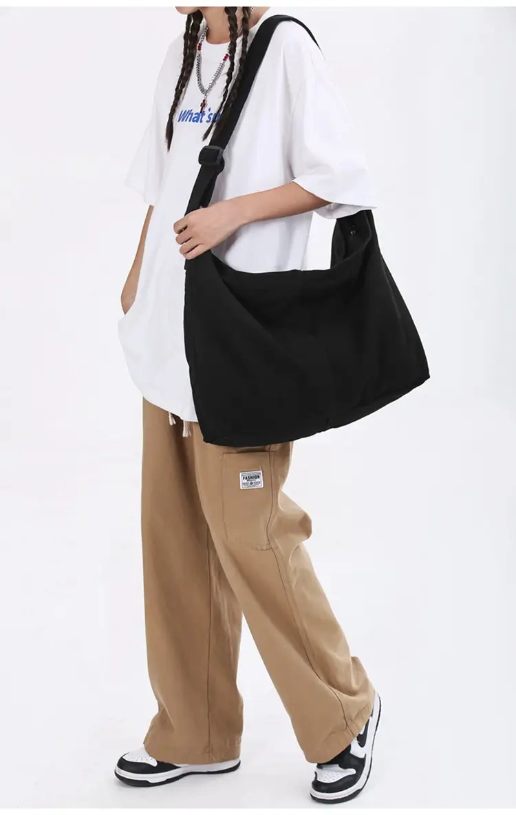 2024 Crossbody Bag for Men Women Ins Harajuku Canvas Shoulder — feature 21