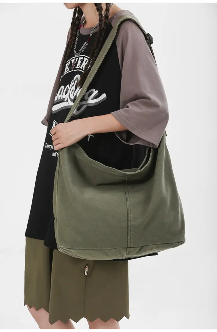 2024 Crossbody Bag for Men Women Ins Harajuku Canvas Shoulder — feature 22