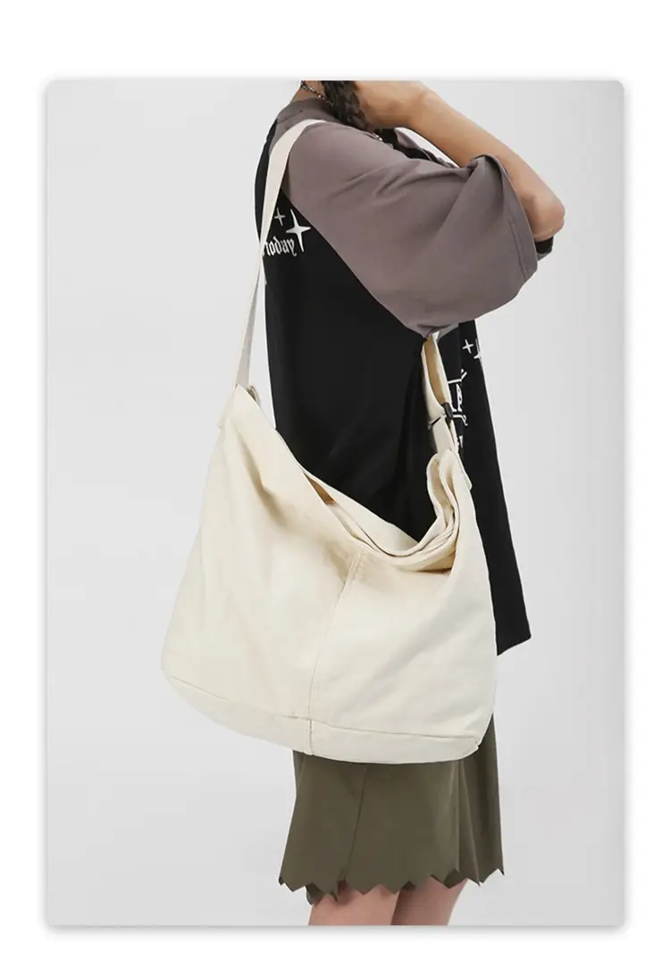 2024 Crossbody Bag for Men Women Ins Harajuku Canvas Shoulder — feature 9