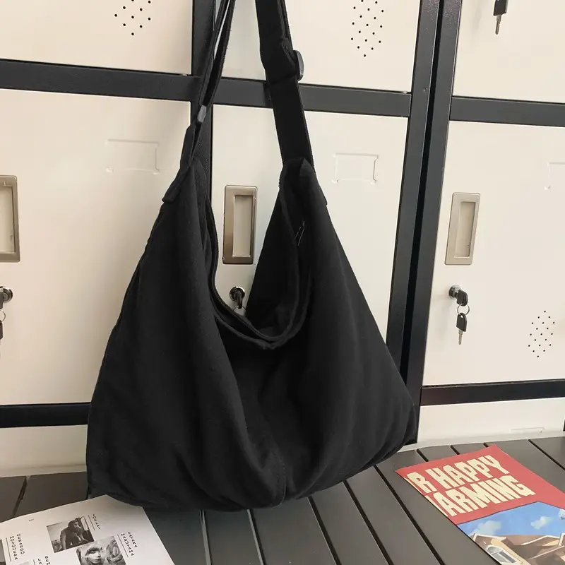 2024 Crossbody Bag for Men Women Ins Harajuku Canvas Shoulder - Image 2