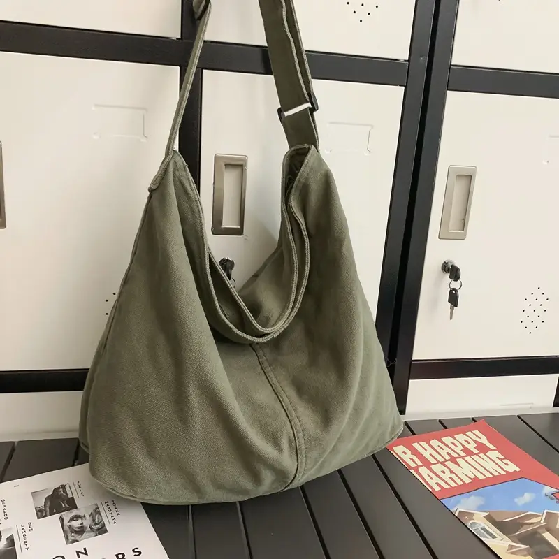 2024 Crossbody Bag for Men Women Ins Harajuku Canvas Shoulder - Image 3