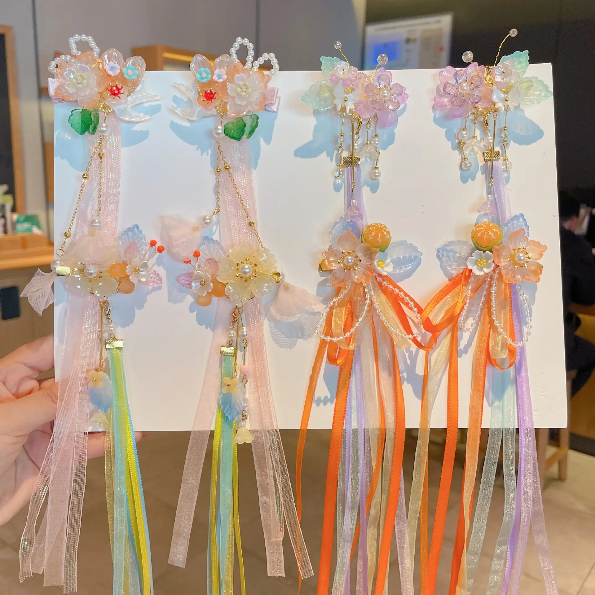 Sweet Fairy Flower Hairpin for Girls Antique Style Clip - Image 37
