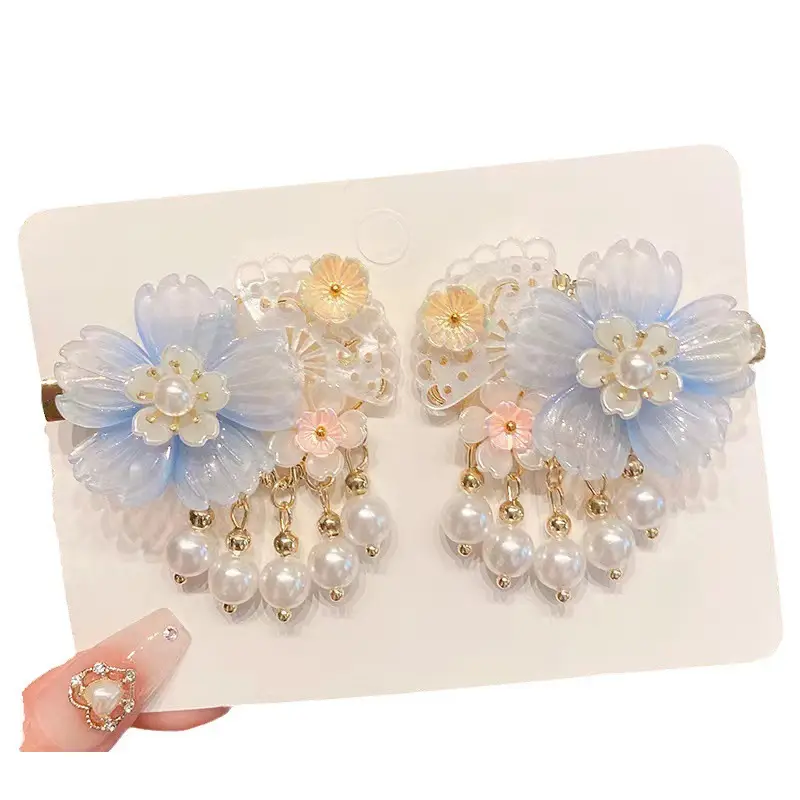 Sweet Fairy Flower Hairpin for Girls Antique Style Clip - Image 39