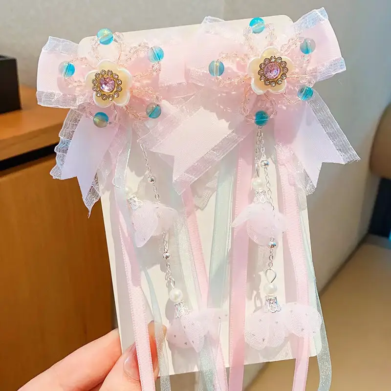 Sweet Fairy Flower Hairpin for Girls Antique Style Clip - Image 11