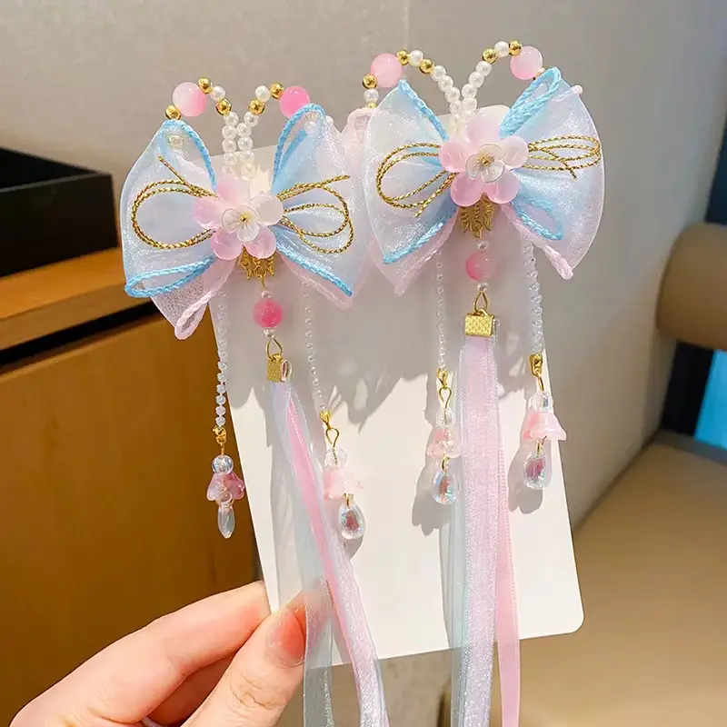 Sweet Fairy Flower Hairpin for Girls Antique Style Clip - Image 14
