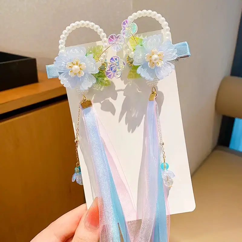 Sweet Fairy Flower Hairpin for Girls Antique Style Clip - Image 16