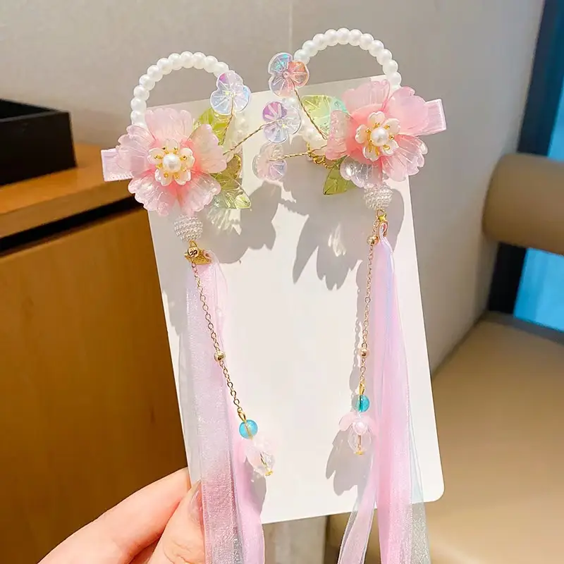 Sweet Fairy Flower Hairpin for Girls Antique Style Clip - Image 18