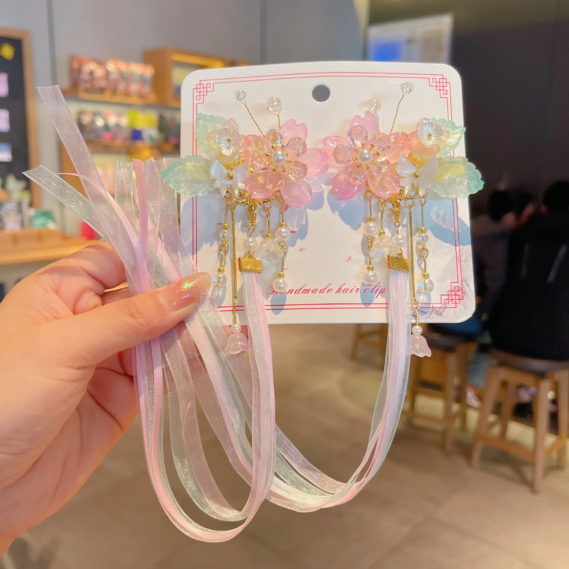 Sweet Fairy Flower Hairpin for Girls Antique Style Clip - Image 20