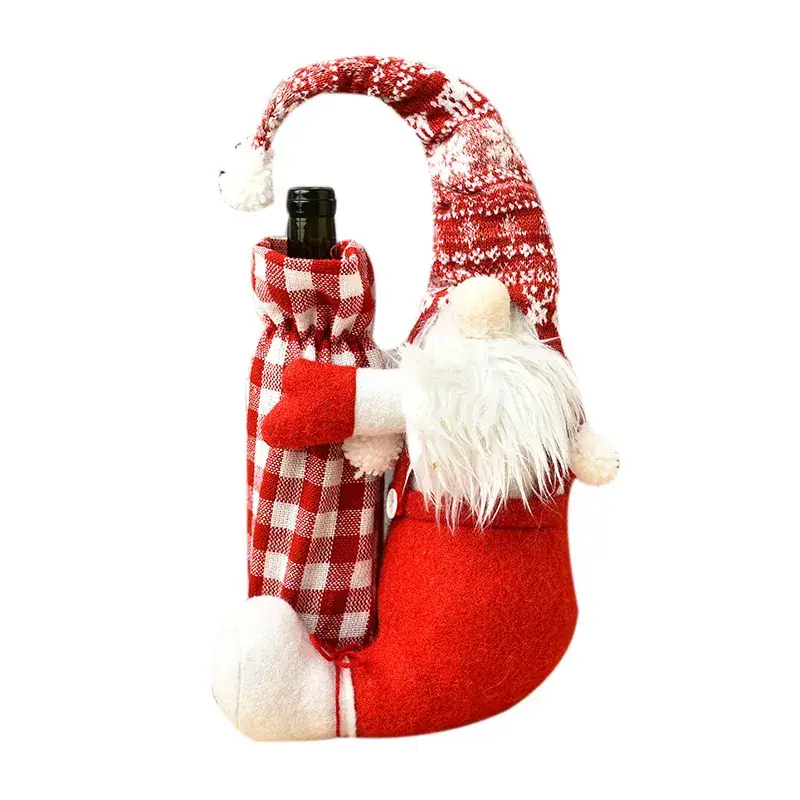 Cross-Country Rudolph Doll Wine Bottle Set Red - Image 7