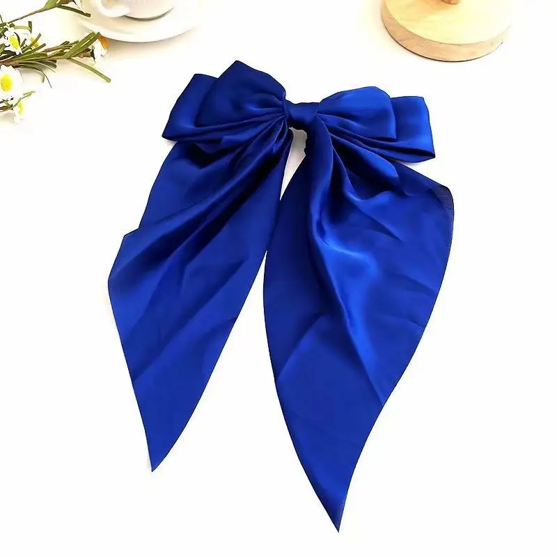 Satin Long Bow Hairpin for Women