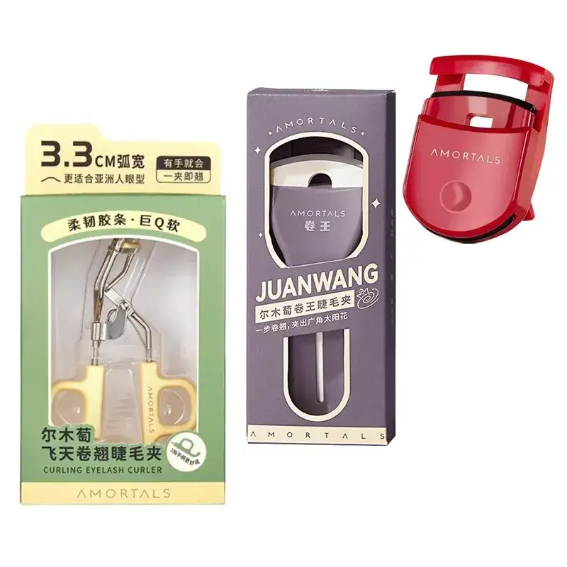 Ermu Grape Eyelash Curler with Wide Comb Red