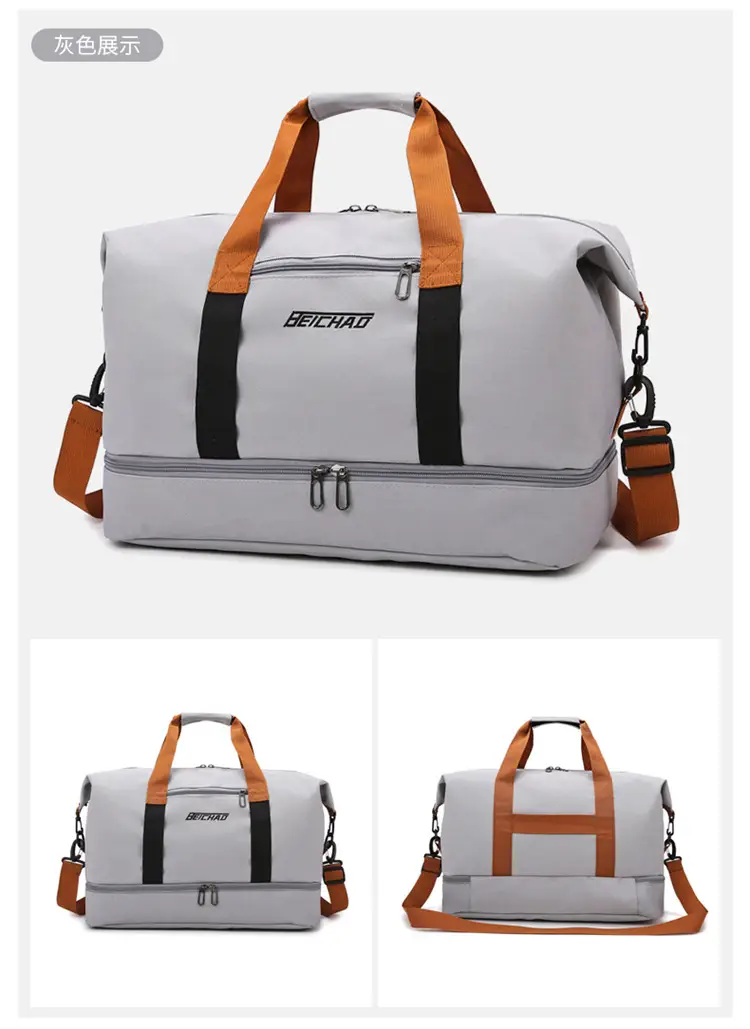 Crossbody Yoga Fitness Bag Large Capacity Dry Wet Separated — feature 28