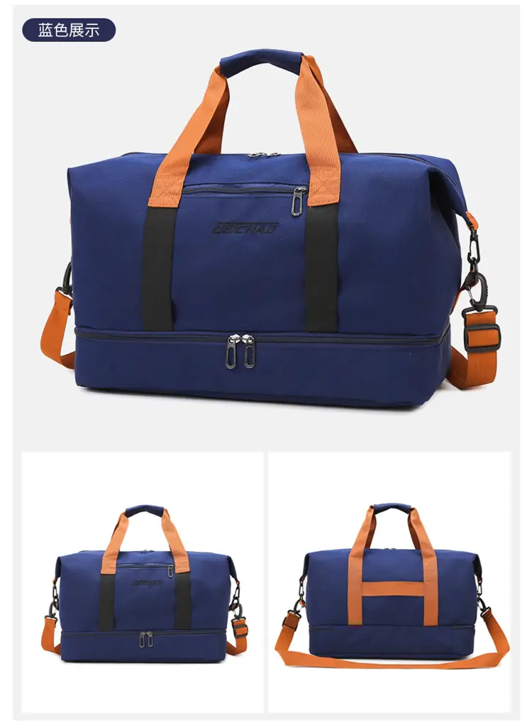 Crossbody Yoga Fitness Bag Large Capacity Dry Wet Separated — feature 29
