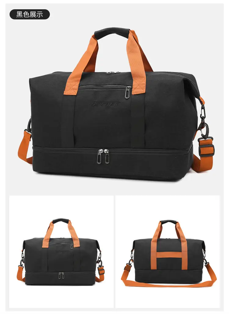 Crossbody Yoga Fitness Bag Large Capacity Dry Wet Separated — feature 30