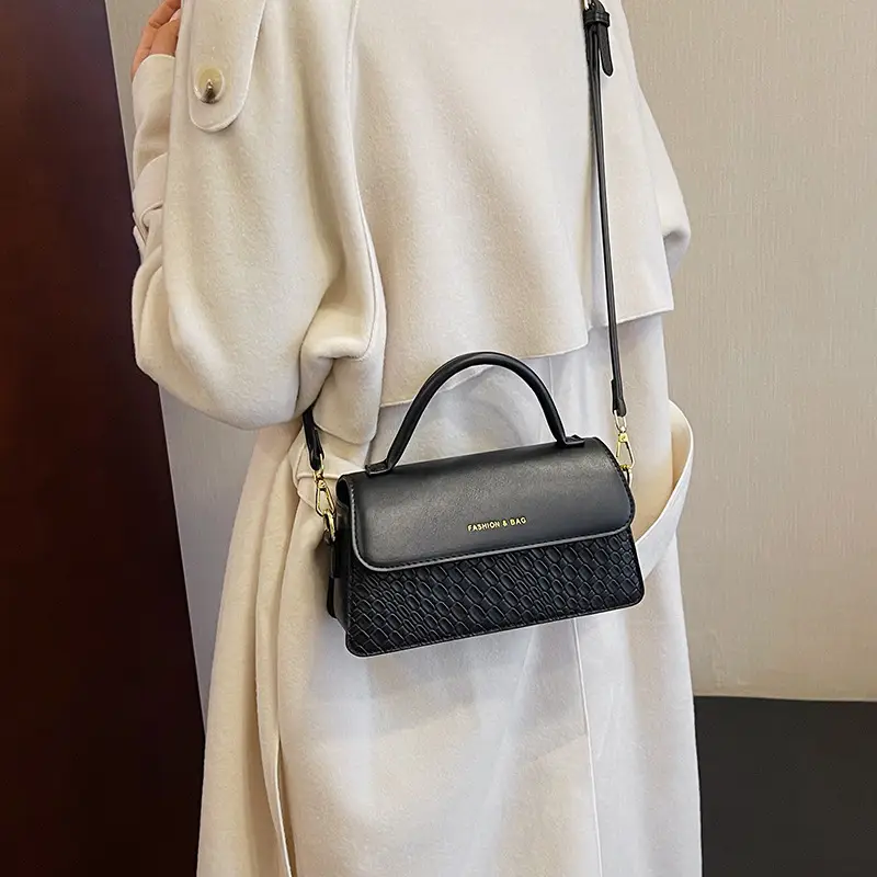 Brown Western Style Small Square Bag for Women - Image 6