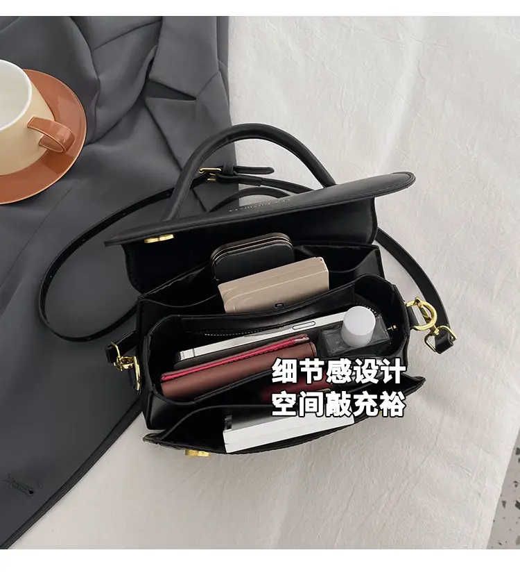 Brown Western Style Small Square Bag for Women — feature 11