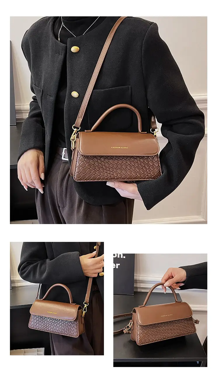 Brown Western Style Small Square Bag for Women — feature 16