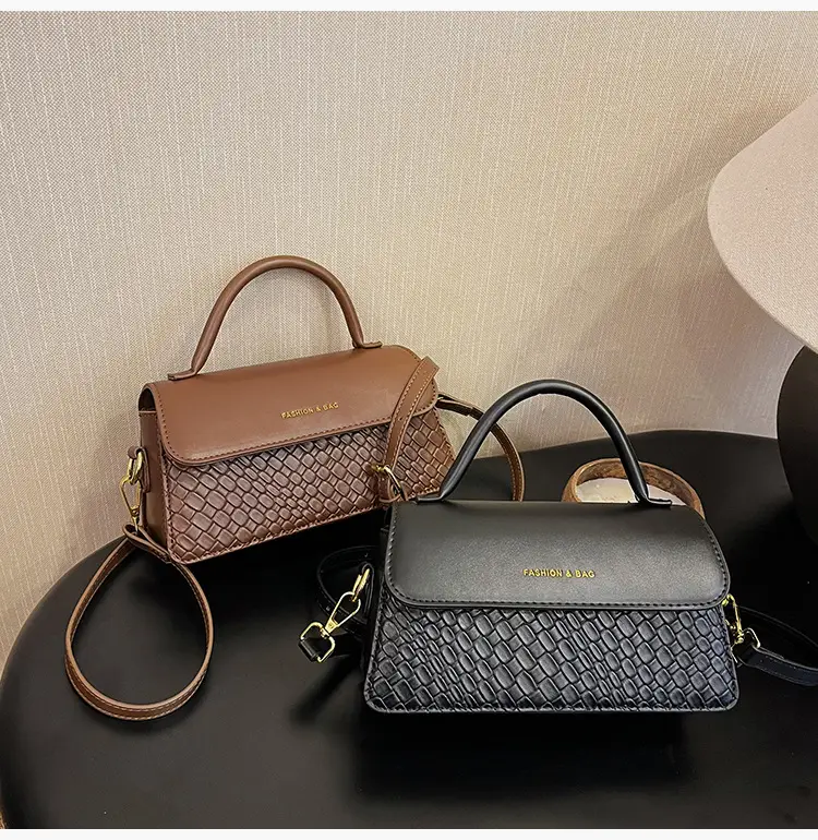 Brown Western Style Small Square Bag for Women — feature 21