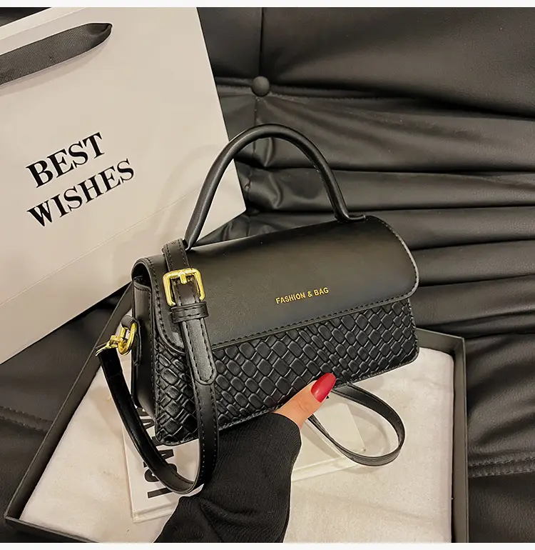 Brown Western Style Small Square Bag for Women — feature 24