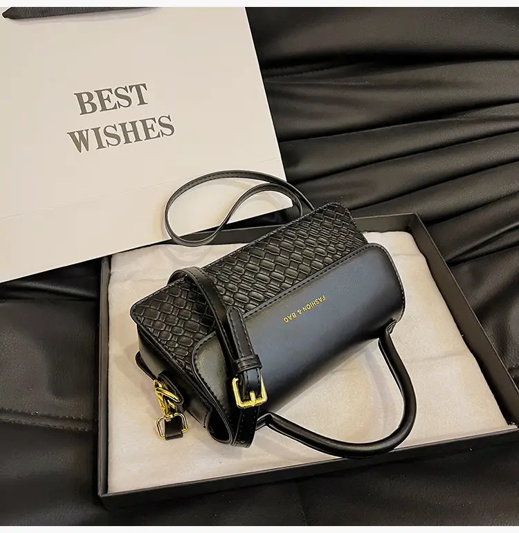 Brown Western Style Small Square Bag for Women — feature 26